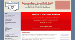 Desktop Screenshot of columbiana-health.org